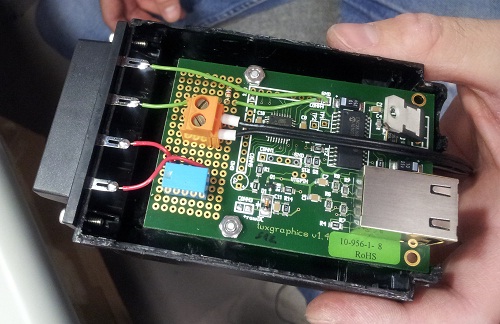 tuxgraphics smartphone garage door opener in Panasonic CF-VZSU04 laptop battery case